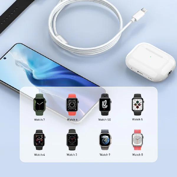 CABLE MAGNÉTICO SMART WATCH + TIPO C - Imagen 4