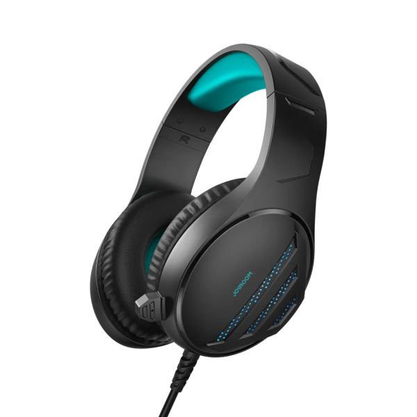 Auriculares Gamer JOYROOM JHead JR-HG2 con Cable – Over-Ear, Sonido Envolvente, Micrófono, Luz LED Azul - Imagen 2