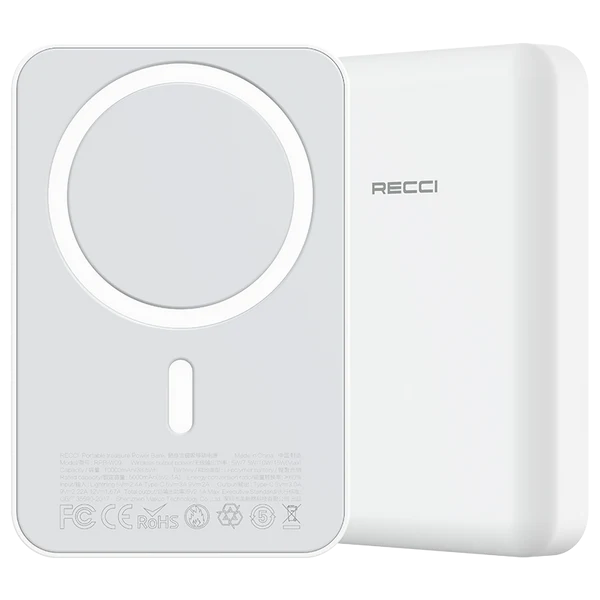 Power Bank Recci RPB-W09 – 10.000 mAh, Carga Rápida y Diseño Compacto - Imagen 2