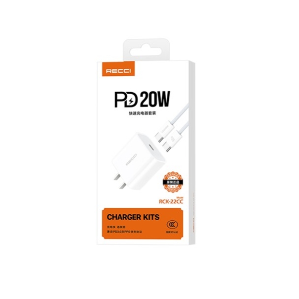 Recci Charger Kit 22CC – 20W de Potencia