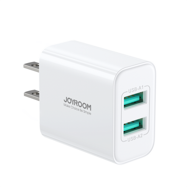 Cargador Joyroom JR-TCN04EU de 2 Puertos USB – 2.1A (10.5W) - Imagen 2