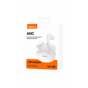 Auriculares Inalámbricos RECCI con Cancelación de Ruido ANC – Silicona TWS