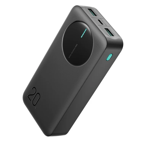 Power Bank Joyroom JR-PBF14 20,000 mAh con LED, 2.4A – Negro - Imagen 2