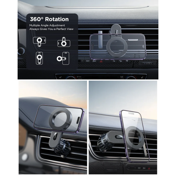Soporte Magnético para Teléfono Joyroom JR-ZS355 – Para Rejilla de Ventilación (Negro) - Imagen 4