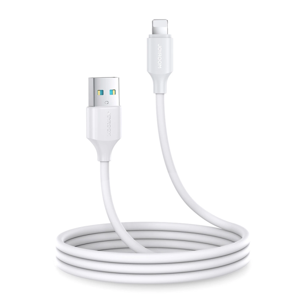 Cable Joyroom Serie Long-Lasting A9 con Conectores USB-A / Lightning, 2.4A, 1m - Blanco - Imagen 2