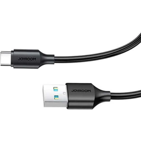 Cable Joyroom Serie Long-Lasting A9 USB-A a USB-C (1 m, 3A) – Negro - Imagen 3