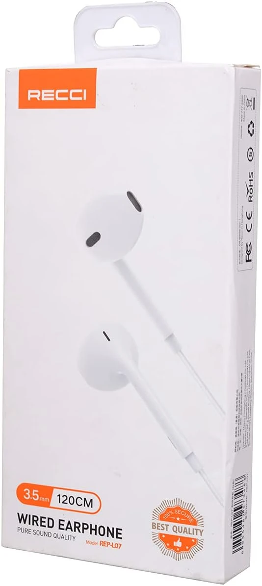 Auriculares con cable – Blancos