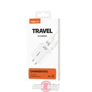 Cargador Recci RC 116L con cable USB-A a Lightning