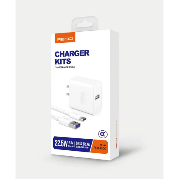 Kit Cargador Recci RCK-13CC