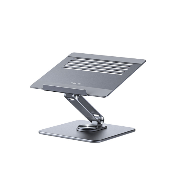 Soporte para portátil RECCI con rotación 360° – Gris - Imagen 3