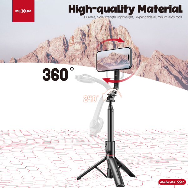 Selfie Stick– Estable, Magnético y Plegable - Imagen 3