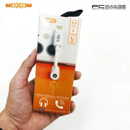 Adaptador de audio Moxom MX-AX17 Lightning a 3.5mm Wireless - Imagen 2