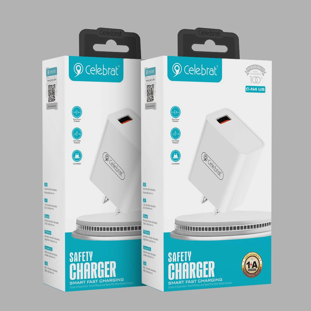 Cargador Celebrat C-N4 5W con Cable USB-C