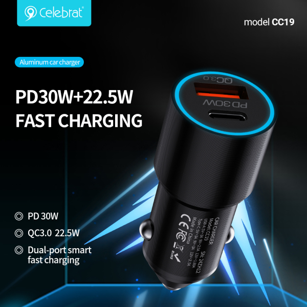 Cargador carro USB + C - Imagen 2