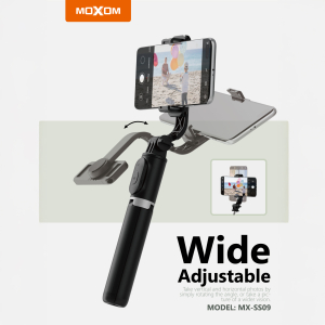Palo selfie extensible con control remoto inalámbrico y trípode