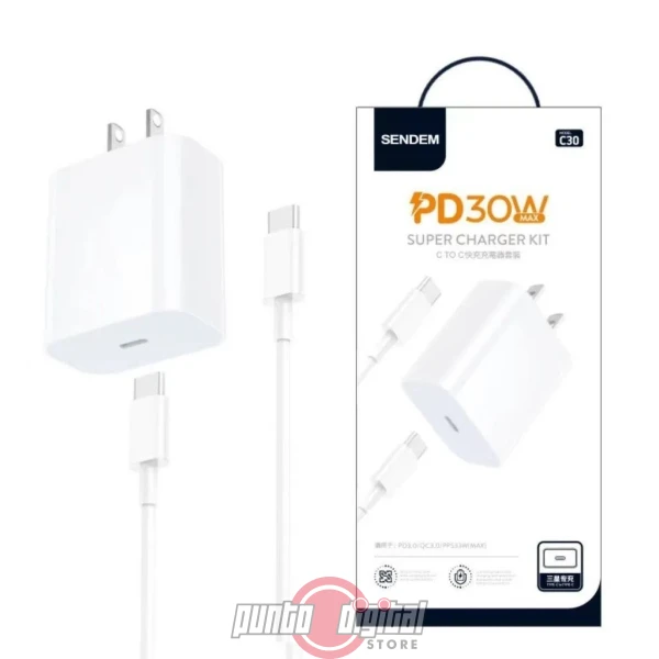 Kit Cargador Tipo C - 30W - Imagen 3