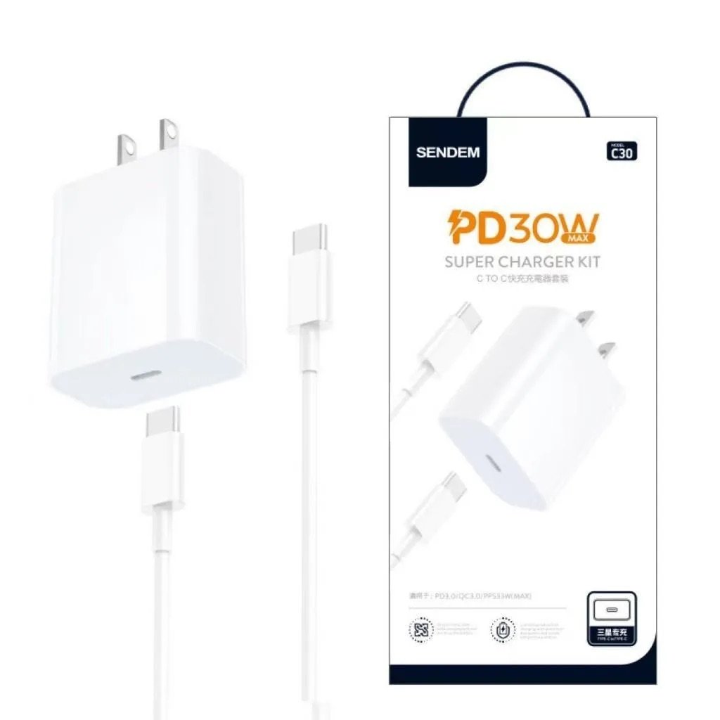 Kit Cargador Tipo C - 30W - Imagen 3
