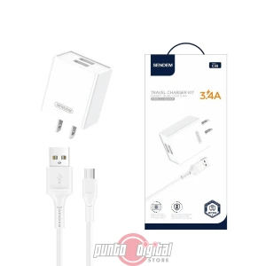Cargador + USB 3.4A