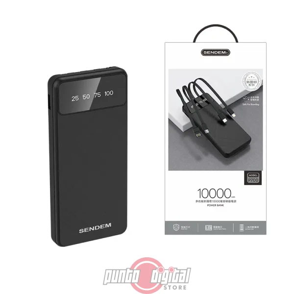 Power Bank Carga Simultánea 10000mAh - Imagen 4