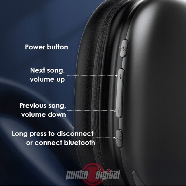 Auriculares Diadema Bluetooth - Imagen 3