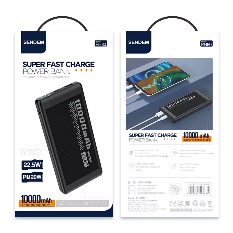 Power Bank Carga Rápida 10000mAh - Imagen 2