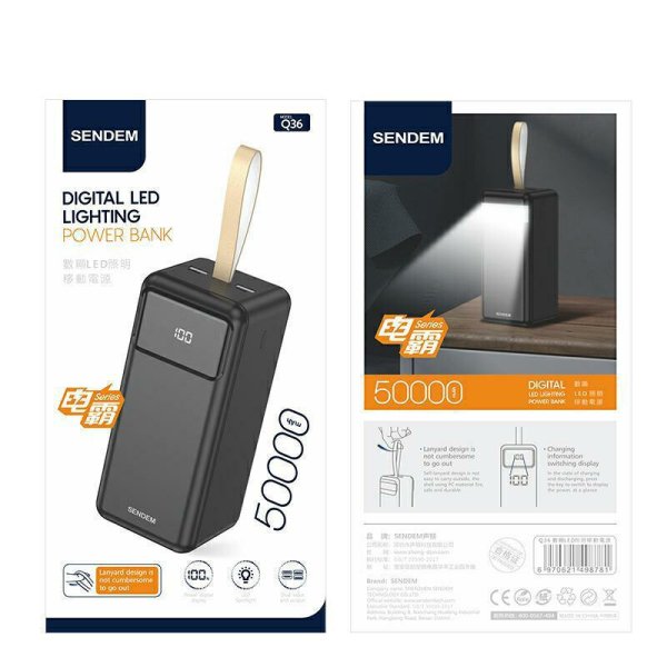 Power Bank - Pantalla LED 50000mAh - Imagen 3