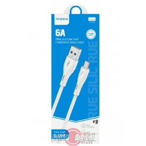 Cable V8 Carga Rápida 6A de 1 Metro