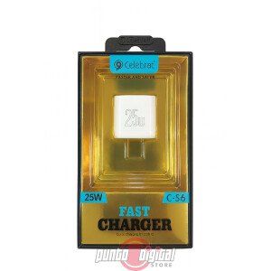 Cargador Rápido Celebrat C-S6 25W