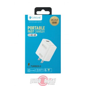 Cargador Rápido Celebrat 3.0 de 18W