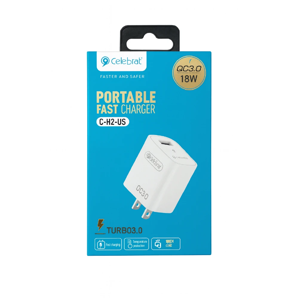 Cargador Rápido Celebrat 3.0 de 18W