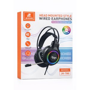 Audífonos Gamer Jh-780 Micrófono Y Luces Led