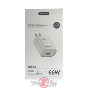Cubo De Carga USB Sendem B10 (66W)