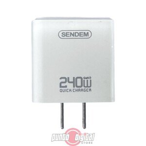 Cargador Sendem C81 (240W) – Tecnología GaN de Carga Ultra Rápida