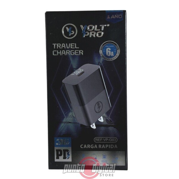 Cargador de Pared Volt Pro VP-G03 (36W) – Carga Rápida PD Tipo C - Imagen 4