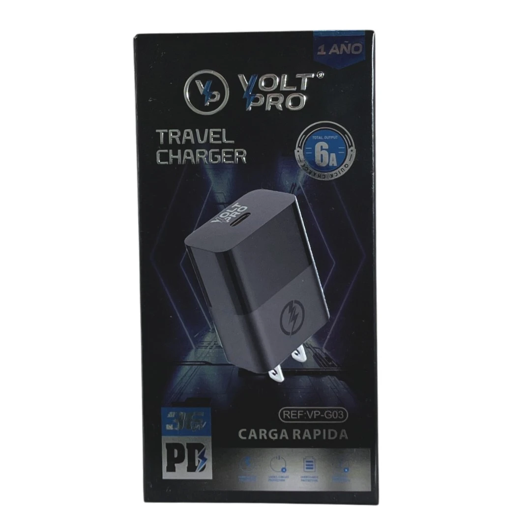 Cargador de Pared Volt Pro VP-G03 (36W) – Carga Rápida PD Tipo C - Imagen 4