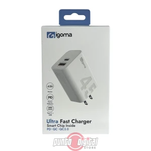 Cargador iGoma CH-35 (45W): Potencia de Sobra y Carga Ultra Rápida