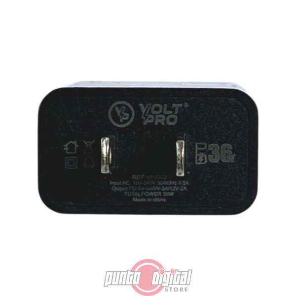 Cargador de Pared Volt Pro VP-G03 (36W) – Carga Rápida PD Tipo C - Imagen 2