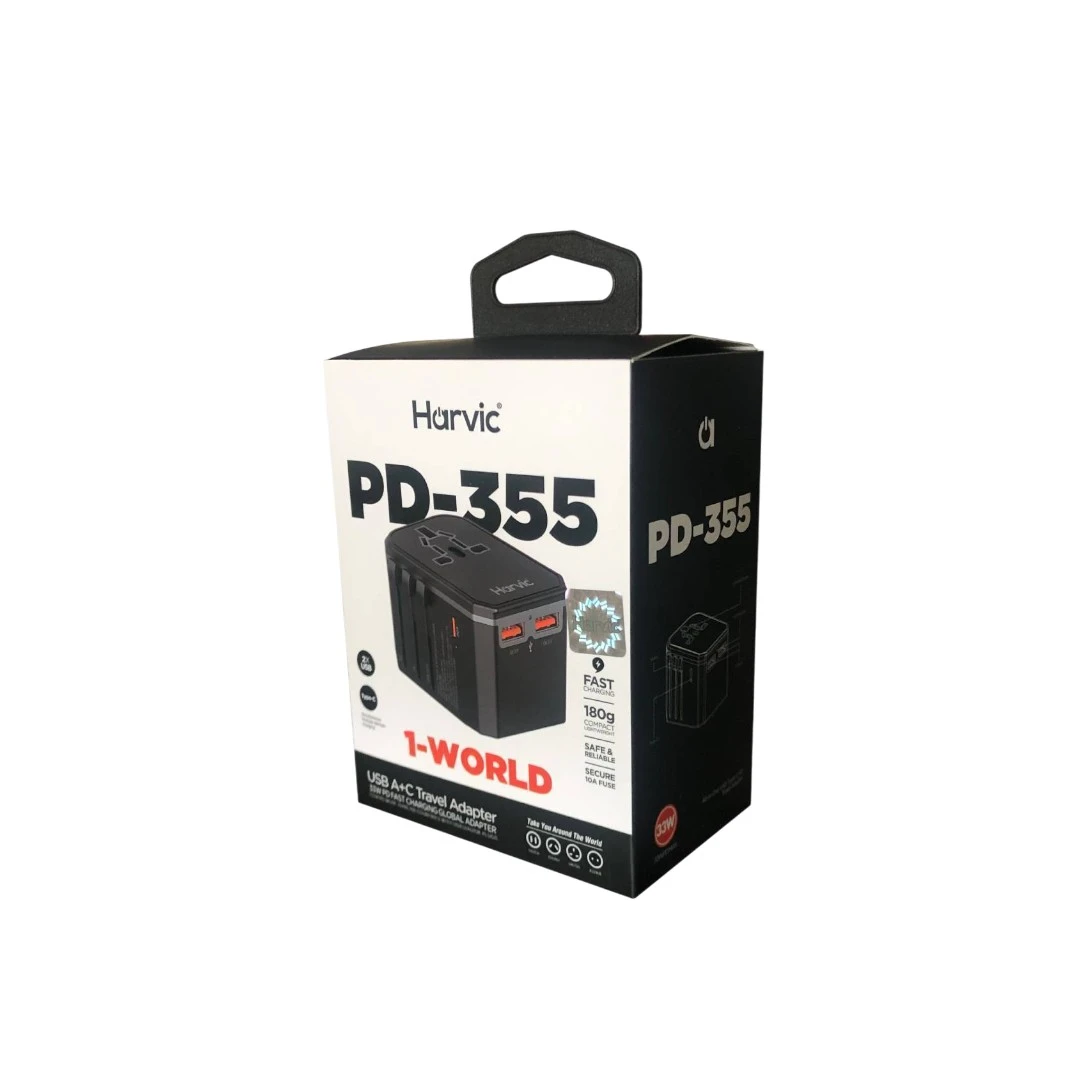Adaptador de Carga Viajero Universal Harvic PD-355 - Imagen 4