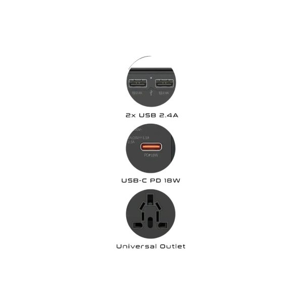 Adaptador de Carga Viajero Universal Harvic PD-355 - Imagen 3