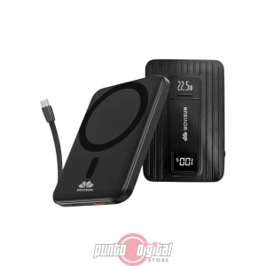 Power Bank MoviSun L-1010 Carga Inalámbrica 15W y Carga Rápida 22.5W