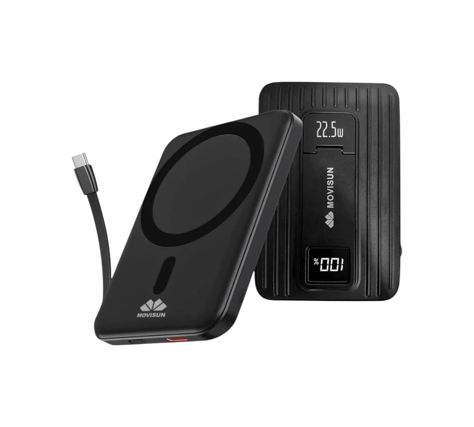 Power Bank MoviSun L-1010 Carga Inalámbrica 15W y Carga Rápida 22.5W