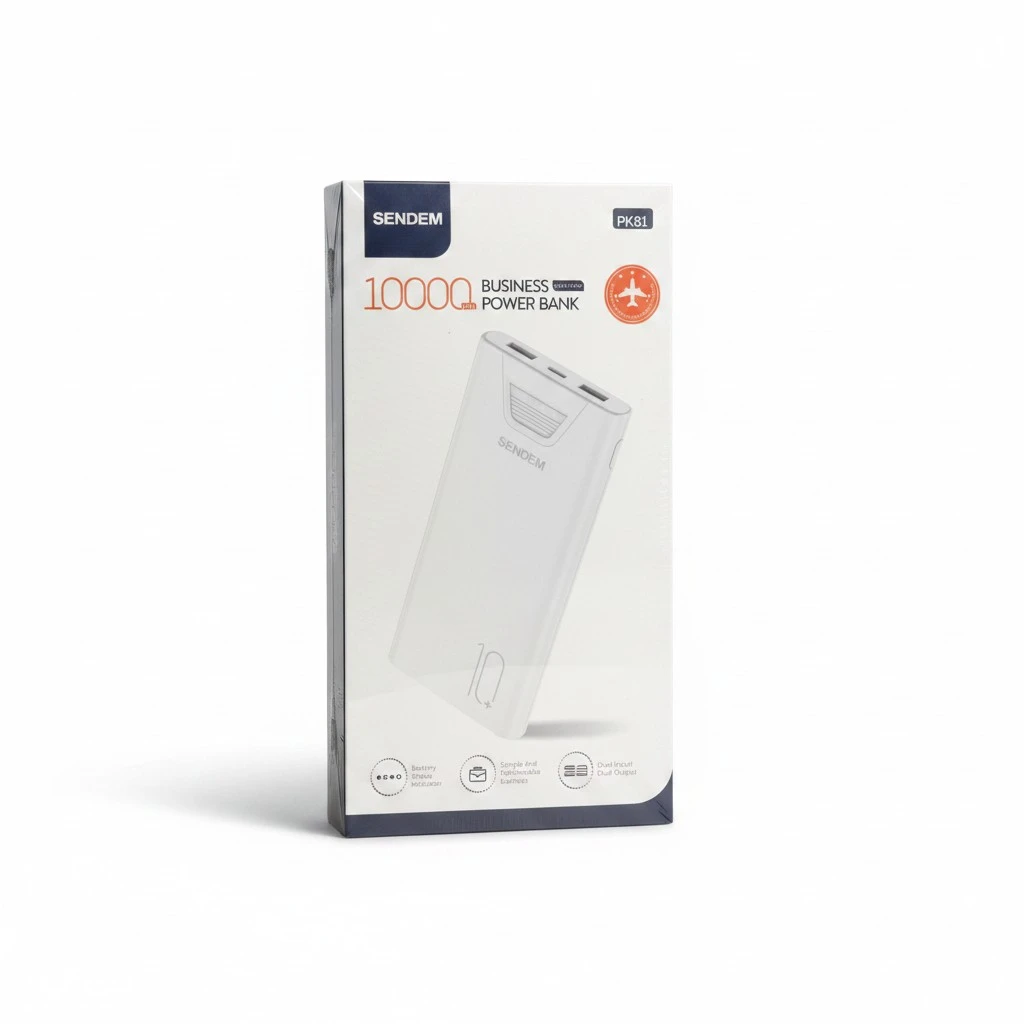 Power Bank Cragador Portatil Sendem PK81 - Imagen 3