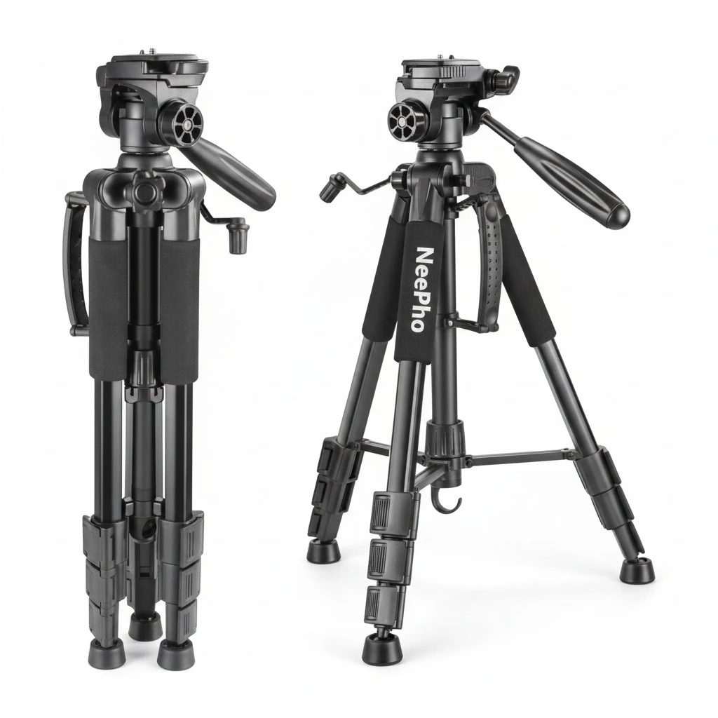 Trípode Profesional NEEPHO NP-3180S para Cámara y Celular con Control Remoto - Imagen 3