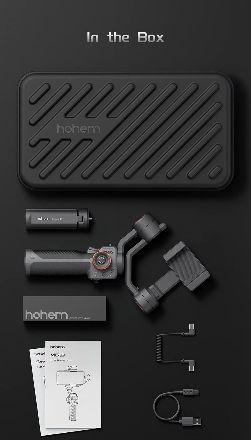 Estabilizador Hohem iSteady M6 Kit - Gimbal 3 Ejes con IA - Imagen 6