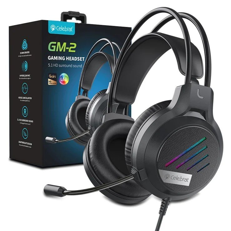 Diadema Gamer Celebrat GM-2 con Micrófono - Imagen 2