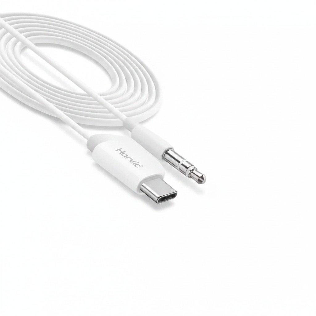 Cable Adaptador USB-C a 3.5 mm HARVIC CB-157 (1 metro)