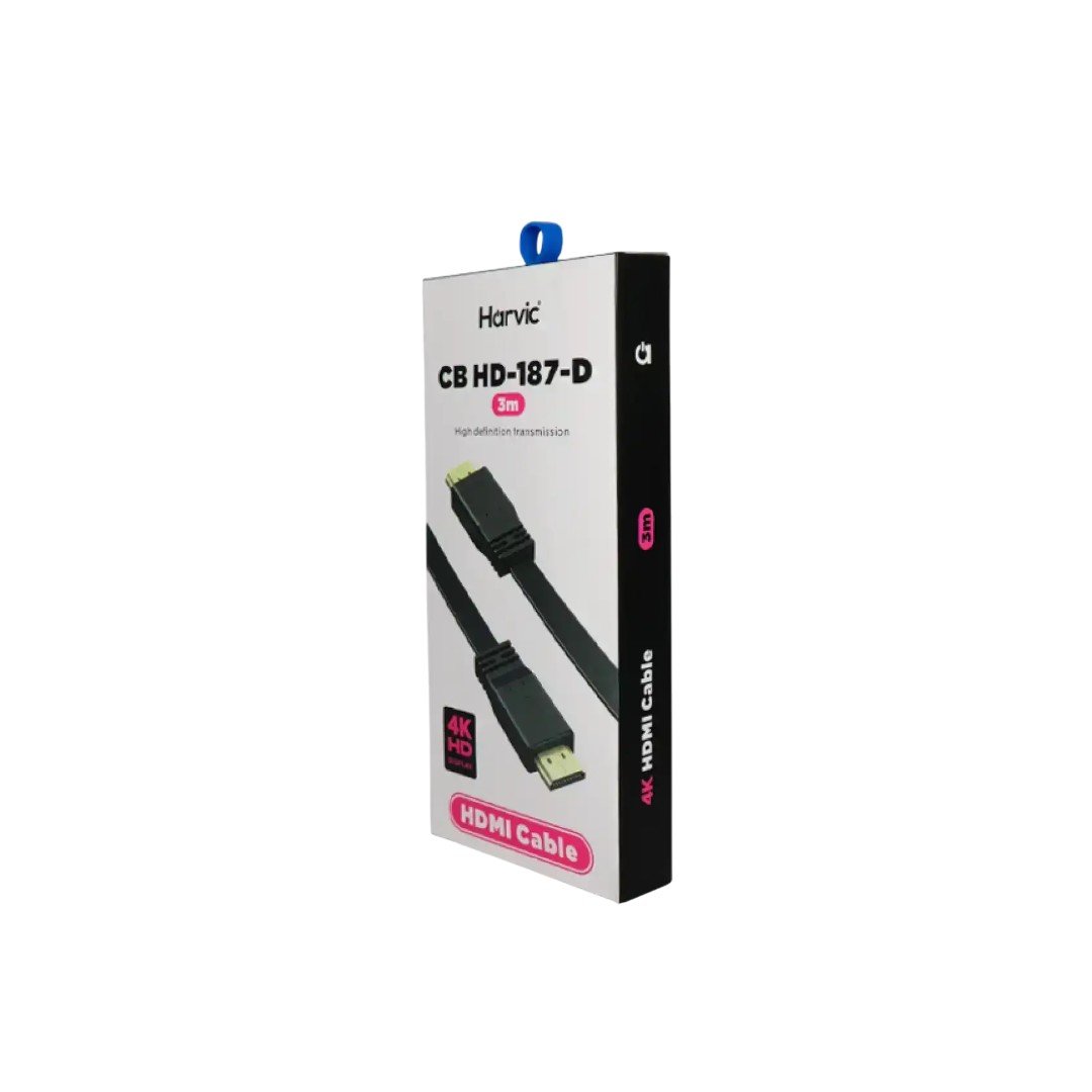 Cable HDMI Harvic CB HD-187-D (3 Metros) – Transmisión 4K de Alta Definición - Imagen 4