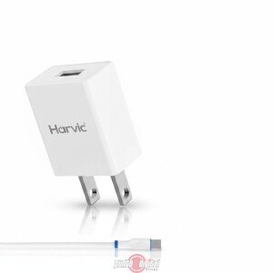 Cargador HARVIC CD-322-D con Cable USB-C