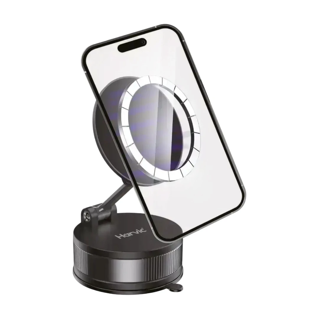 Soporte Celular para Carro Harvic CHD-1970 con Succión Firme y Giro 180°