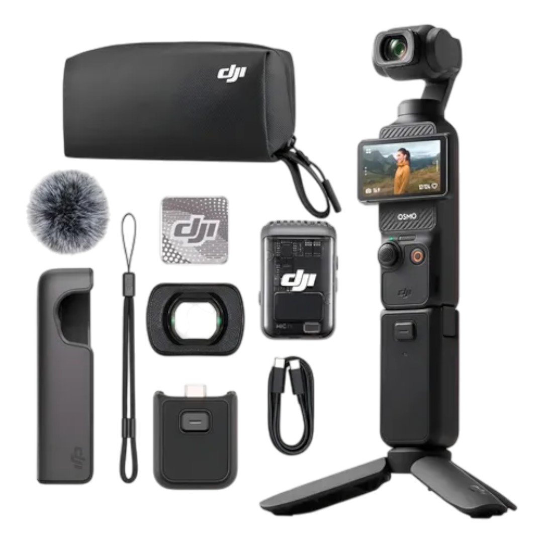 DJI Osmo Pocket 3 Creator Combo - Cámara de Bolsillo con Estabilizador
